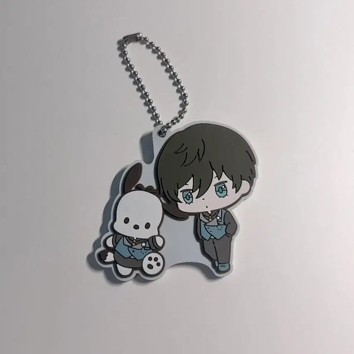 [BUNJANG] Blue Lock Rin Itoshi Sanrio Rubber Charm Keychain / 블루록 이토시 린 산리오 러버 챰 키링 가챠