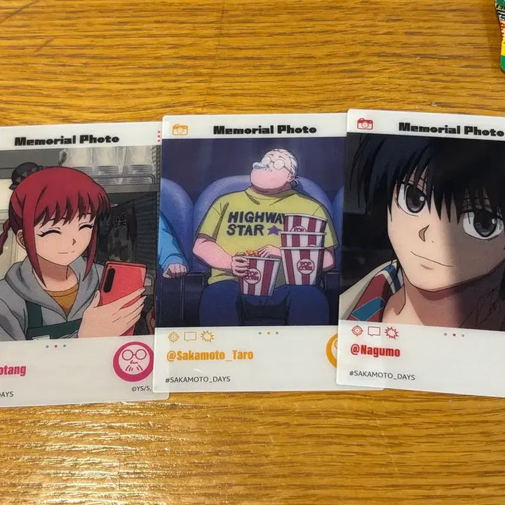 [BUNJANG] Sakamoto Days Memorial Photocard Set Nagumo Emoca Clear Card / 사카모토데이즈 메모리얼 포토카드 세트 나구모 에모카 클리어 카드