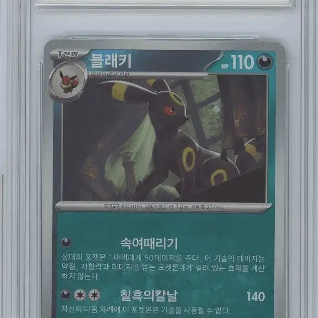 [BUNJANG] Pokemon Card Umbreon Master Ball BRG 9 / 포켓몬카드 블래키 마스터볼 BRG 9 판매