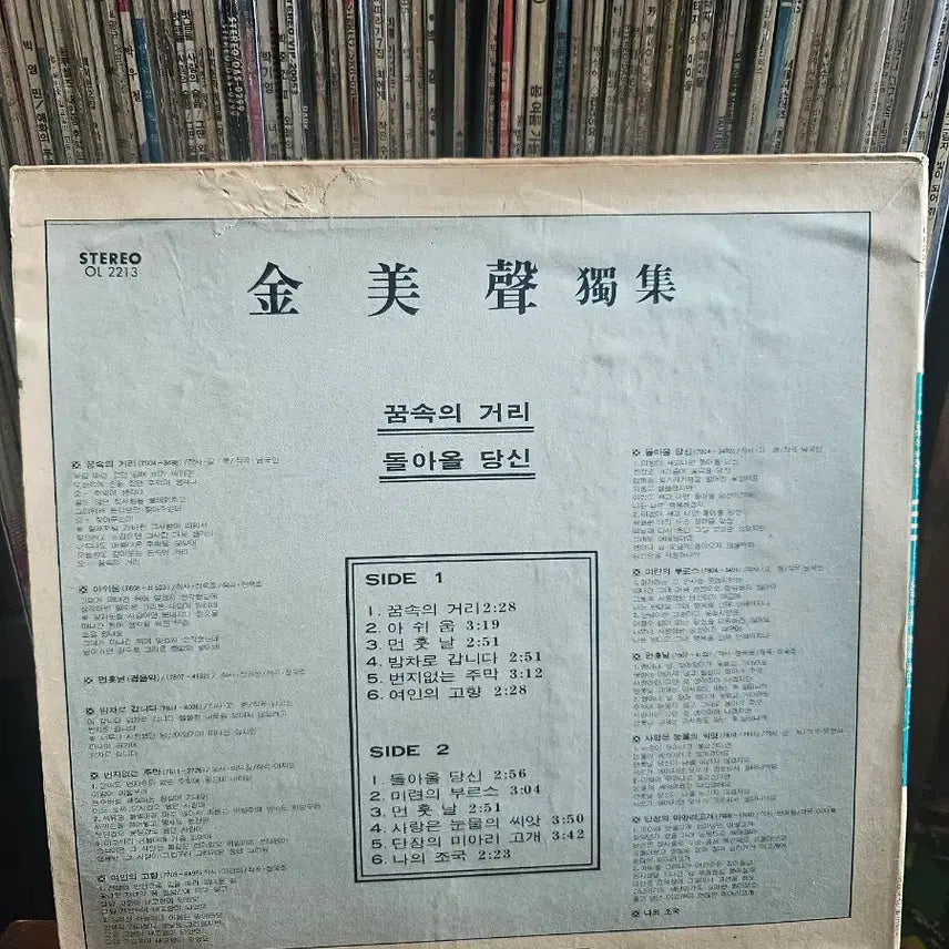 [BUNJANG] Kim Mi-seong "Dream Street / Your Return" Vinyl LP / 김미성 꿈속의 거리 / 돌어올 당신 LP