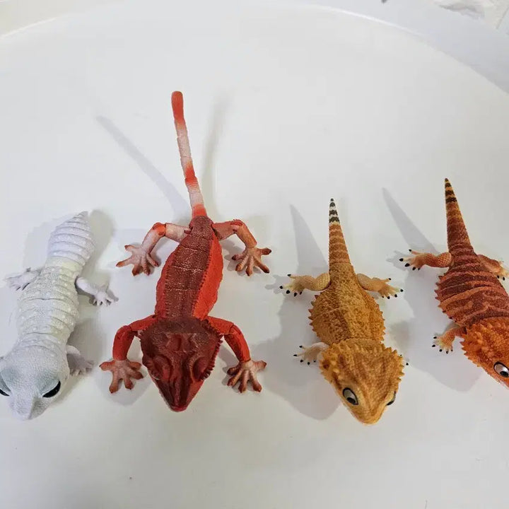 [BUNJANG] Bandai Creatures of the World Lizards Set of 4 / 반다이 생물대도감 도마뱀 4종 판매합니다