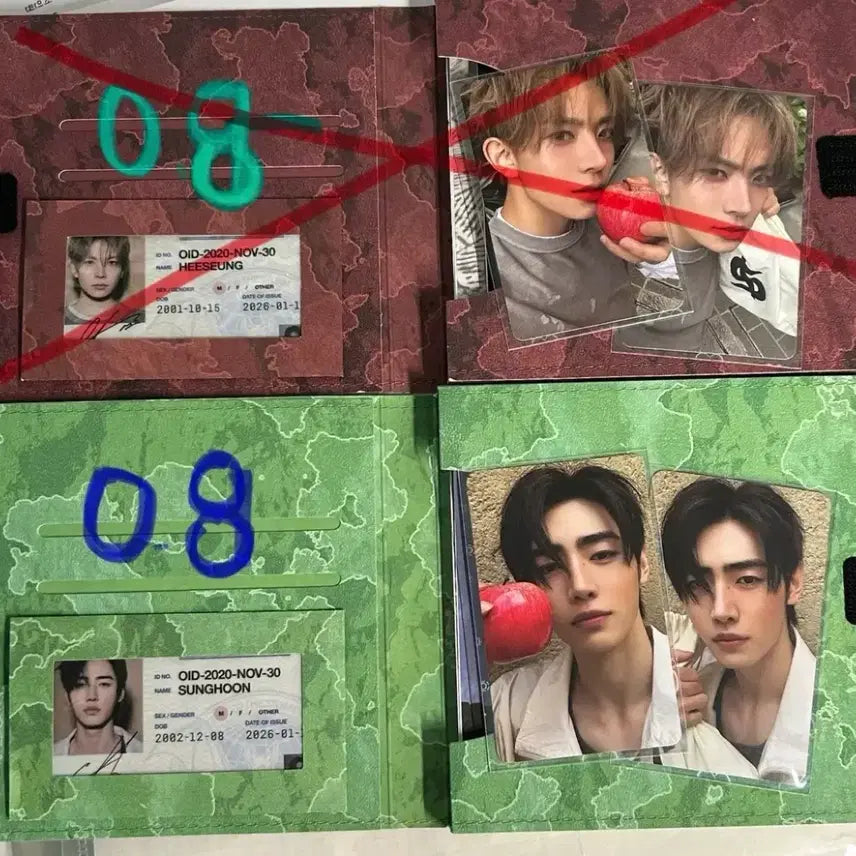 [BUNJANG] ENHYPEN Verish Engine Set Sunghoon Photocard / 엔하이픈 개봉 앨범 베니쉬 엔진반 풀구성 성훈 포토카드