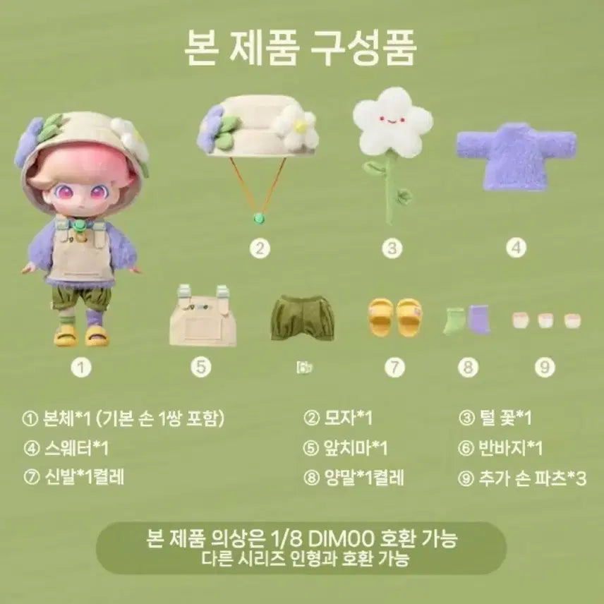[BUNJANG] Pop Mart DIMOO Dream Journey 1/8 BJD Doll / 팝마트 정품 디무 bjd 미개봉