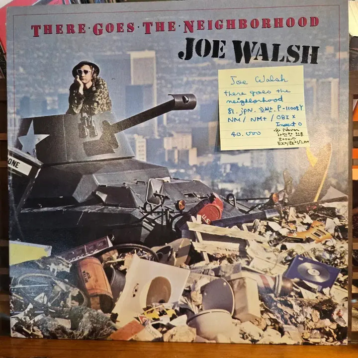[BUNJANG] Joe Walsh There Goes the Neighborhood 1981 Japanese LP / Joe Walsh.there goes the neighborhood.81