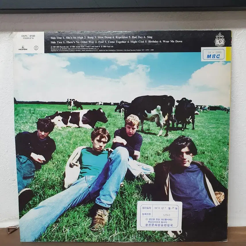 [BUNJANG] Blur 1991 LP / blur LP 1991 제일레코드