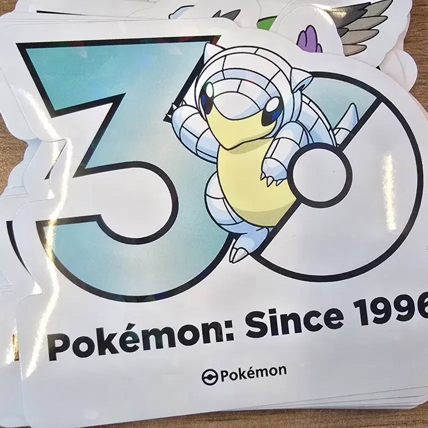 [BUNJANG] Pokemon 30th Anniversary Alolan Sandshrew Sticker / 포켓몬 30주년 스티커 알로라 모래두지 판매합니다