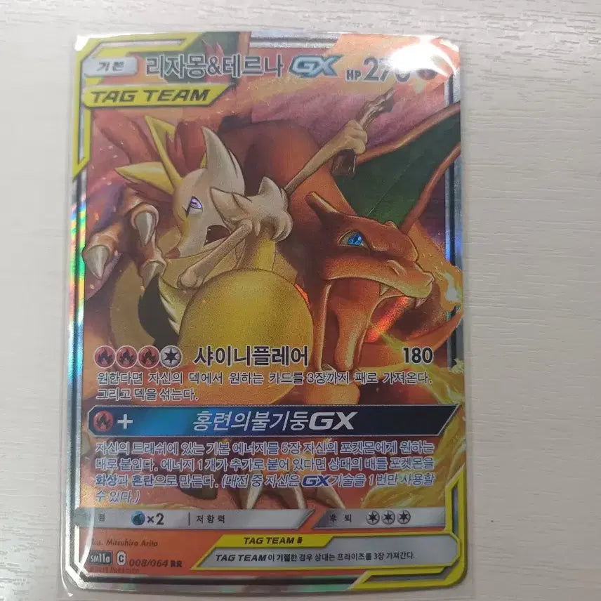[BUNJANG] Charizard &amp; Terta Card / 리자몽&amp;테르나