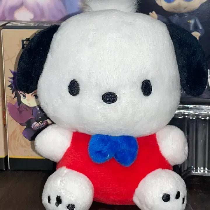 [BUNJANG] Sanrio Pochacco Plush Keychain / 산리오 포차코 인형 키링