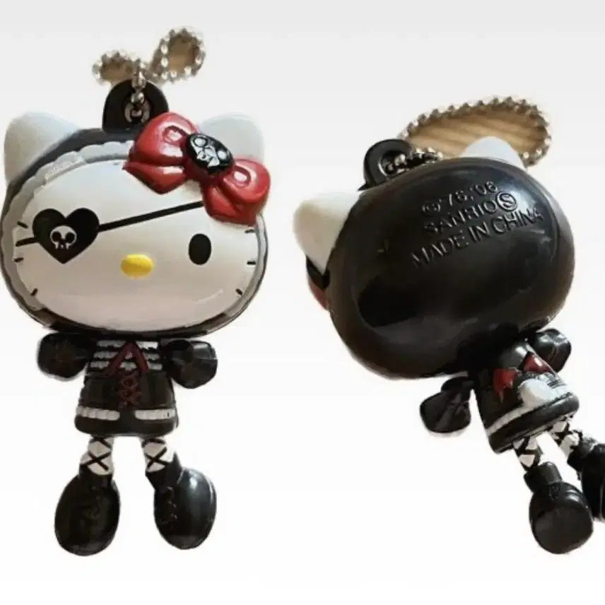 [BUNJANG] Vintage Kitty Goth Lolita Punk Gothic Jars Strap / 고전빈티지키티킽스고스로리펑크고딕달랑이지뢰계스트랩