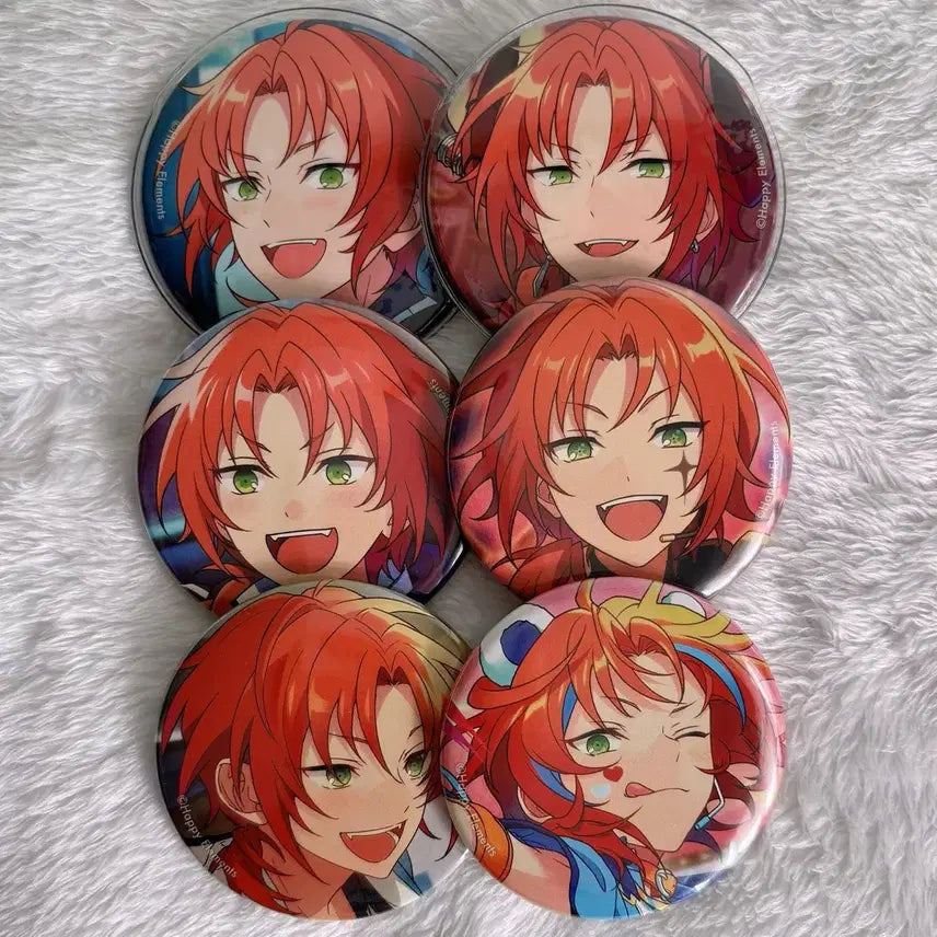 [BUNJANG] Ensemble Stars Knights Leo Ibecore Can Badge Bundle Set / (일괄)앙스타 나이츠 레오 이베코레 캔뱃지