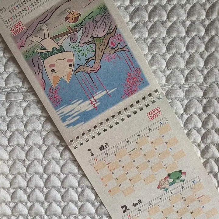 [BUNJANG] Dokodemo Issho 2017 Desk Calendar / 도코데모잇쇼 2017년 탁상 캘린더