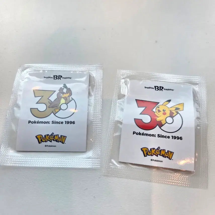 [BUNJANG] Baskin-Robbins Pokemon Stickers / 배스킨라빈스 포켓몬 스티커 교환