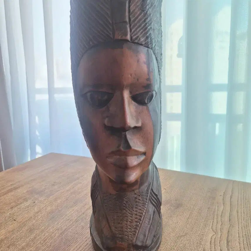 [BUNJANG] African Ebony Wood Sculpture / 아프리카 흑단 조각상