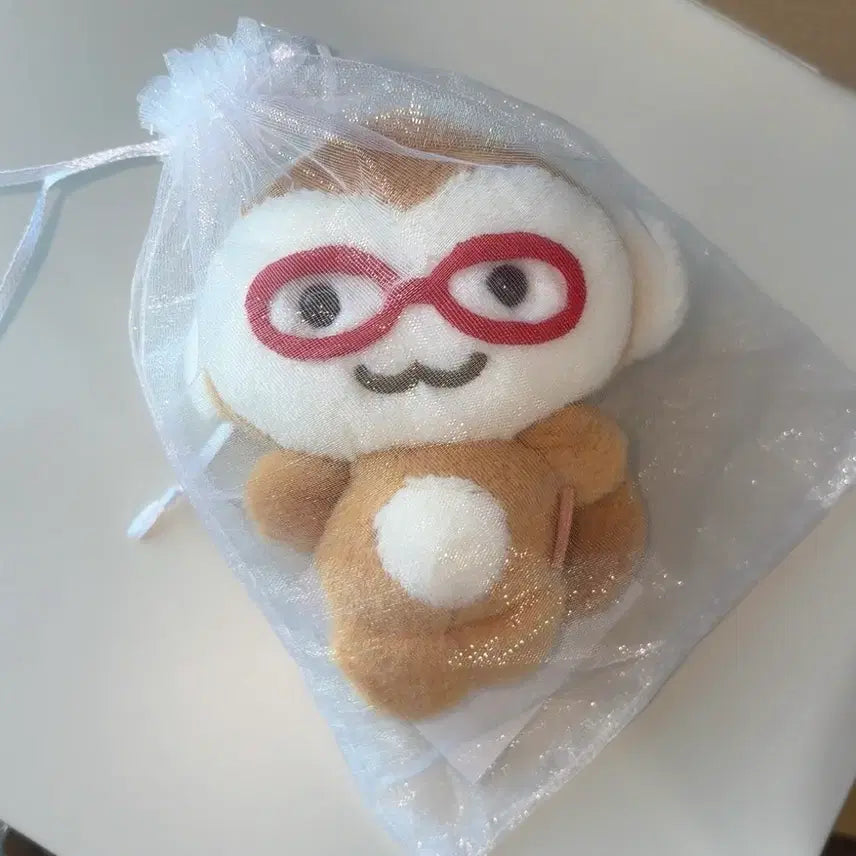 [BUNJANG] Pingru Kkikki Doctor Plush Toy / 핑루 안경숭이 끼끼박사 인형