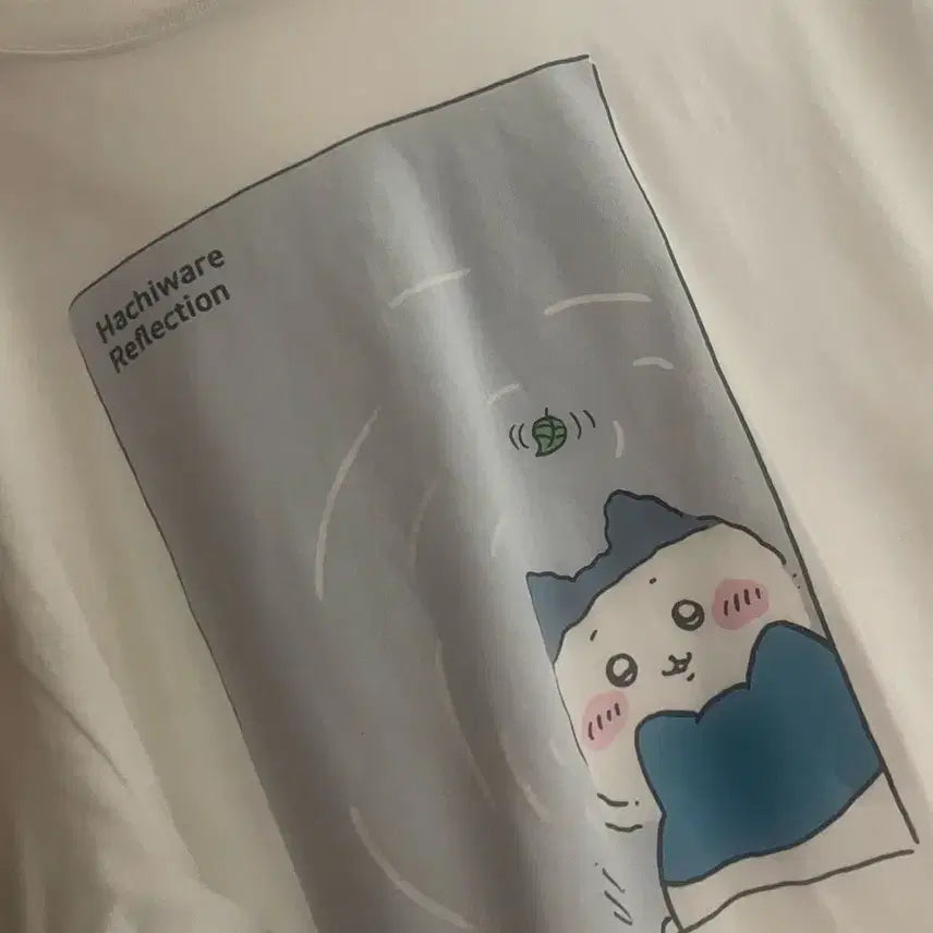 [BUNJANG] Monzakwi Official Chiikawa Hachiware Short Sleeve T-Shirt XL / 먼작귀 정품 치이카와 하치와레 반팔 티셔츠 XL