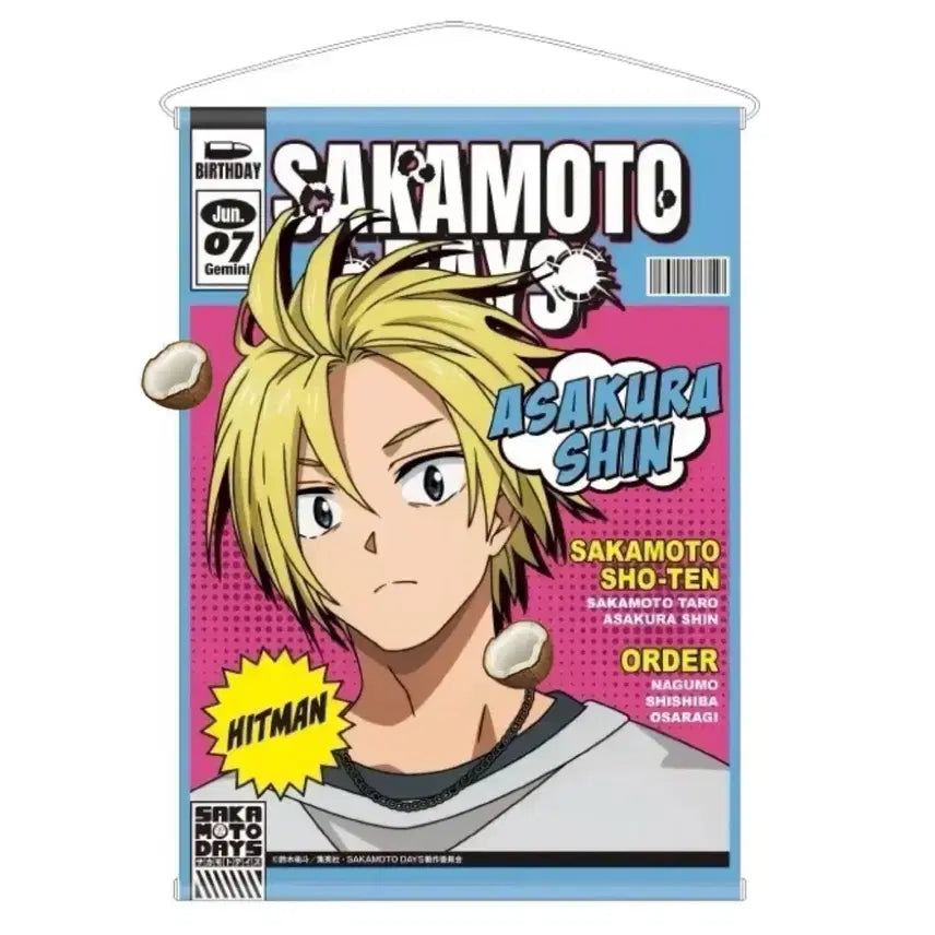 [BUNJANG] Sakamoto Days Lawson Collaboration B2 Tapestry / 사카모토데이즈 로손 편의점 콜라보 신 B2 태피스트리