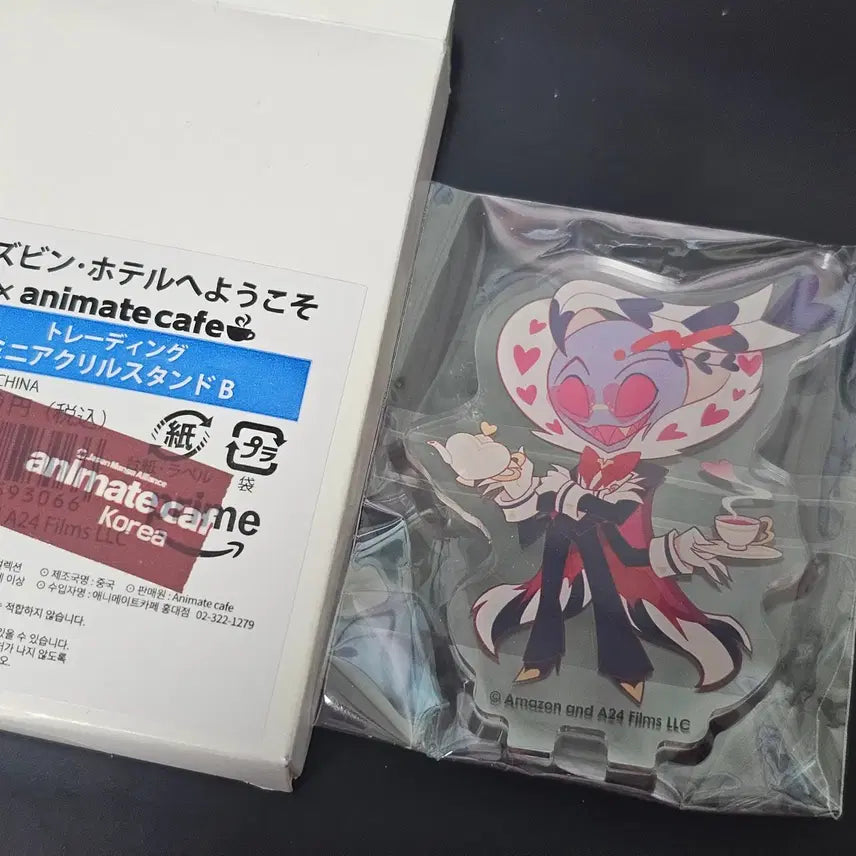 [BUNJANG] Hazbin Hotel Animate Cafe Collaboration Valentino Mini Acrylic Stand / 해즈빈호텔 애니메이트 카페 콜라보 미니 아크릴 스탠드 발렌티노