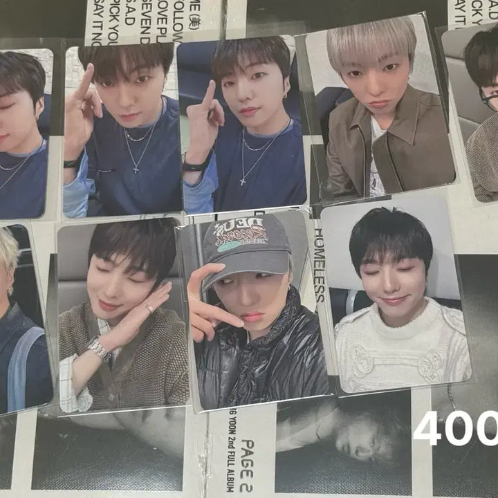 [BUNJANG] Yoon (WINNER) PAGE 2 2nd Album Photocard &amp; POB Set / 강승윤 포카/앨범