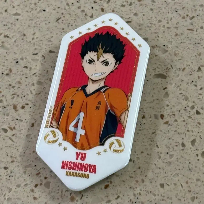 [BUNJANG] Haikyuu!! Nishinoya Yuu Badge / 하이큐 니시노야 뱃지 (미사용)