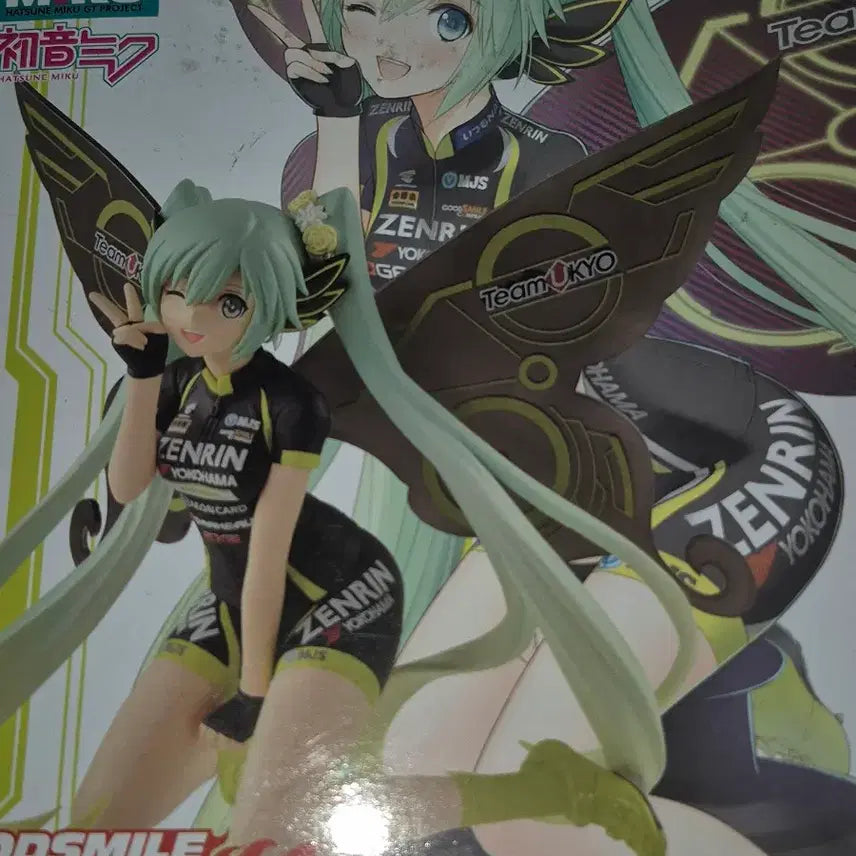 [BUNJANG] Hatsune Miku Racing Figure 2017 Team Ukyo Cheering Version / 하츠네 미쿠 레이싱 피규어 2017 팀 유쿄 응원 버전