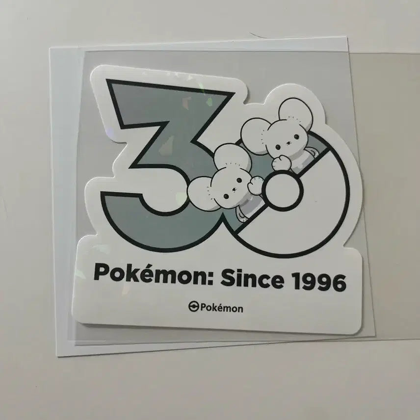 [BUNJANG] Pokemon 30th Anniversary Furret Sticker / 포켓몬 30주년 스티커 두리쥐