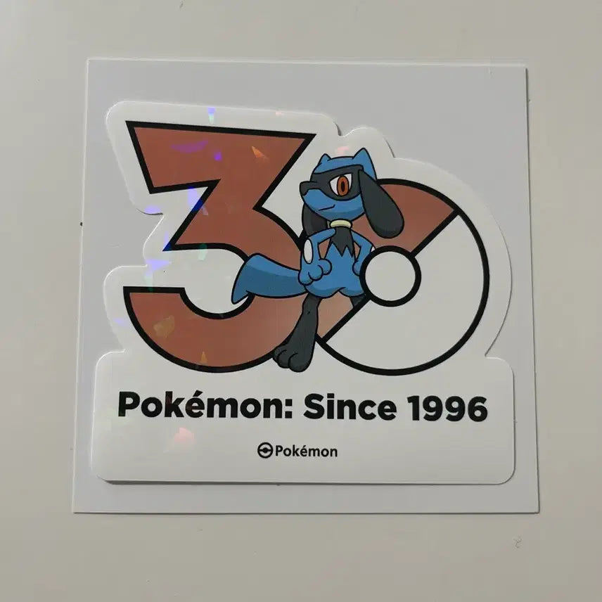 [BUNJANG] Pokemon 30th Anniversary Lior Sticker / 포켓몬 30주년 스티커 리오르
