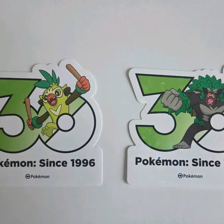 [BUNJANG] Pokemon 30th Anniversary Sticker Series Chakimon Gorochu / 포켓몬 30주년 스티커 채키몽 고릴타