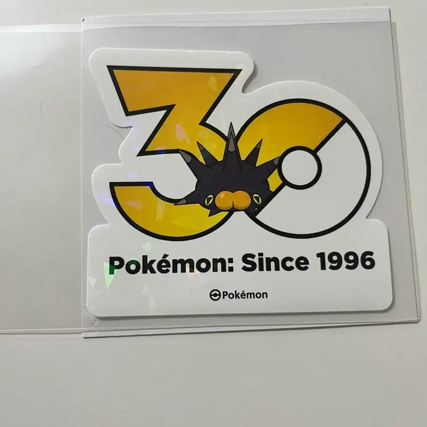 [BUNJANG] Pokemon 30th Anniversary Urchin Sticker / 포켓몬 30주년 스티커 찌르성게
