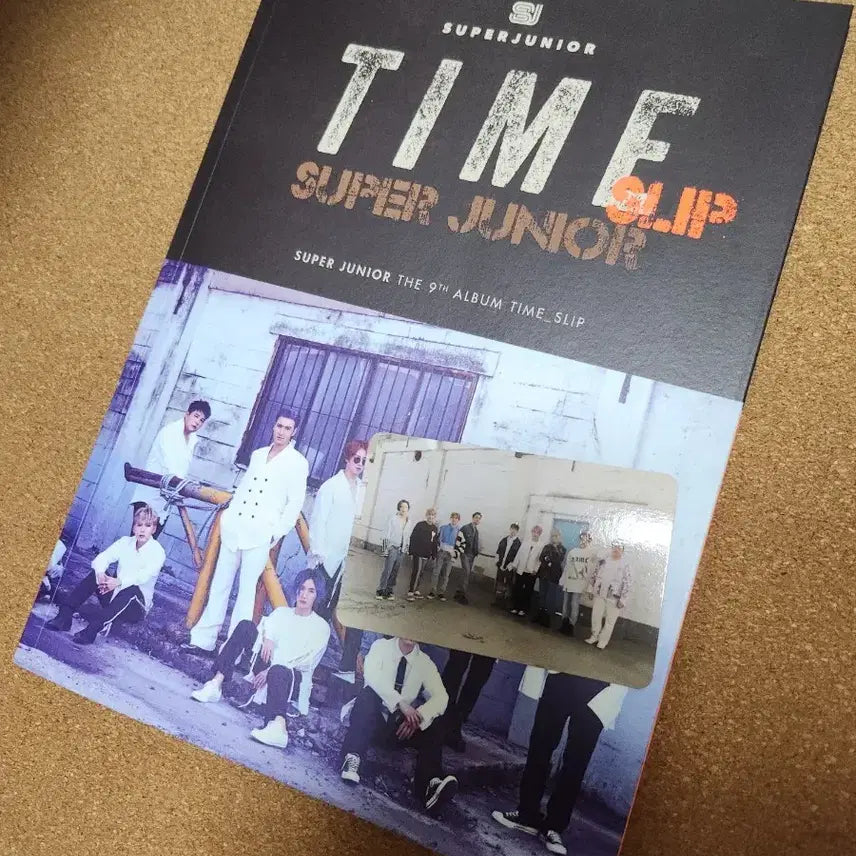 [BUNJANG] Super Junior Time Slip Group Version Album and Photocard (Unsealed) / 슈퍼주니어 time slip 단체 ver.