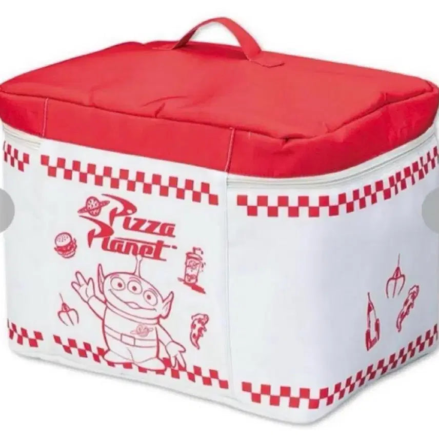 [BUNJANG] Disney Pixar Toy Story Pizza Planet Fabric Folding Storage Box / 토이스토리 피자 플래닛 패브릭 폴딩박스