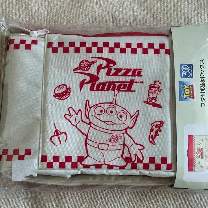 [BUNJANG] Disney Pixar Toy Story Pizza Planet Fabric Folding Storage Box / 토이스토리 피자 플래닛 패브릭 폴딩박스
