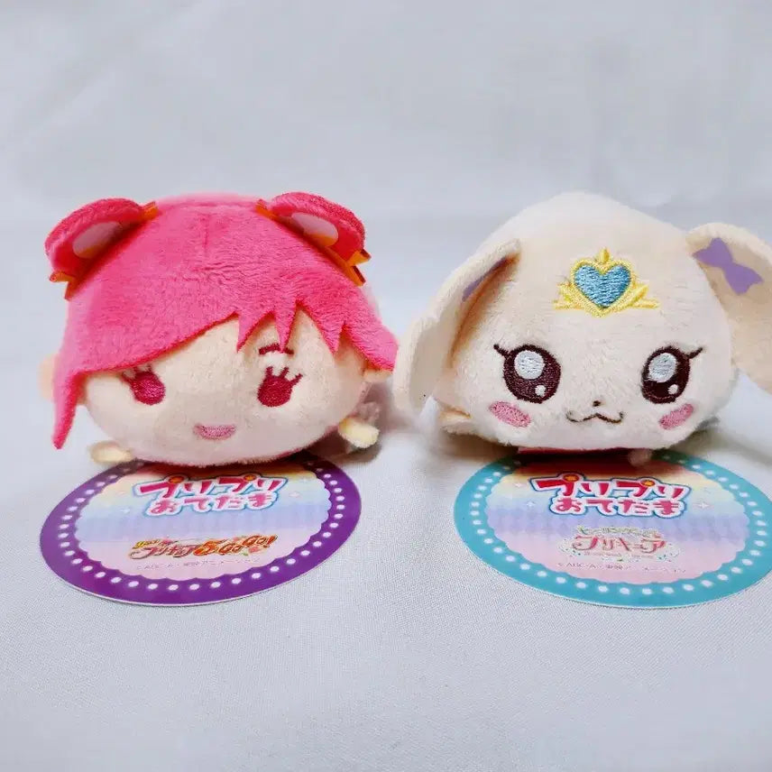 [BUNJANG] PreCure Otedama Plush Dolls (Set of 2) / [고전완구] 프리큐어 오테다마 인형 2종