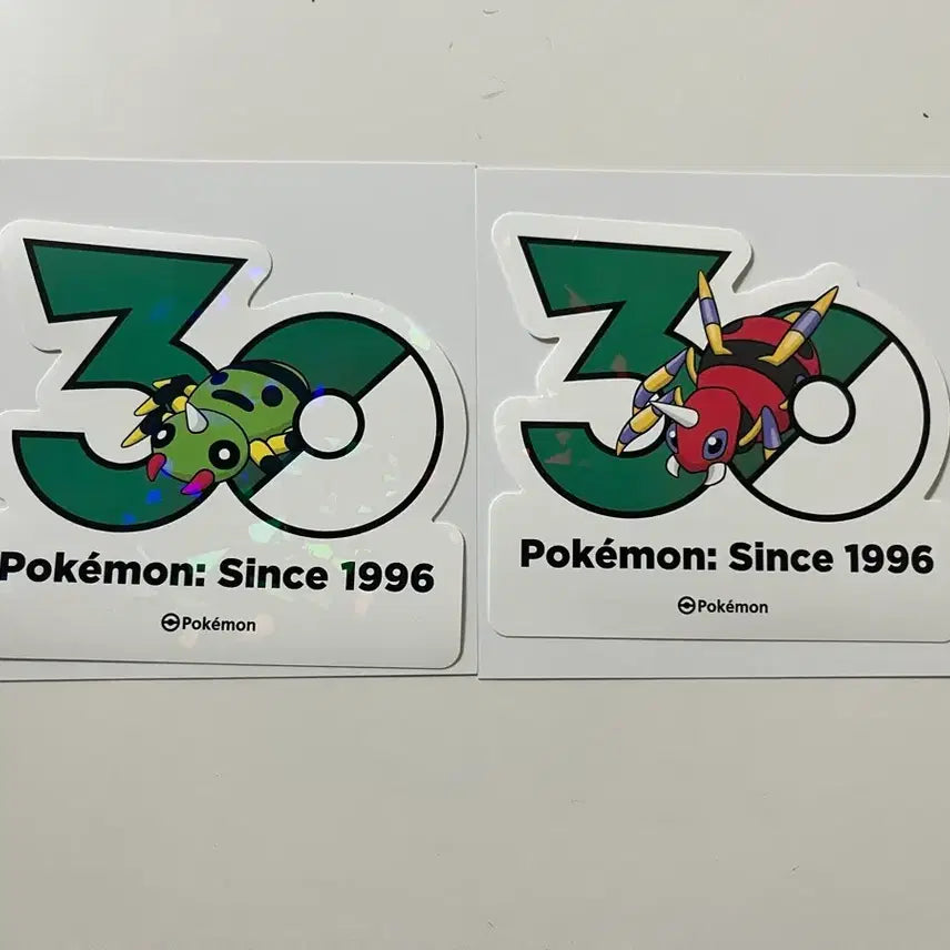 [BUNJANG] Pokemon 30th Anniversary Sticker Set - Paygin &amp; Ariados / 포켓몬 30주년 스티커 페이검+아리아도스