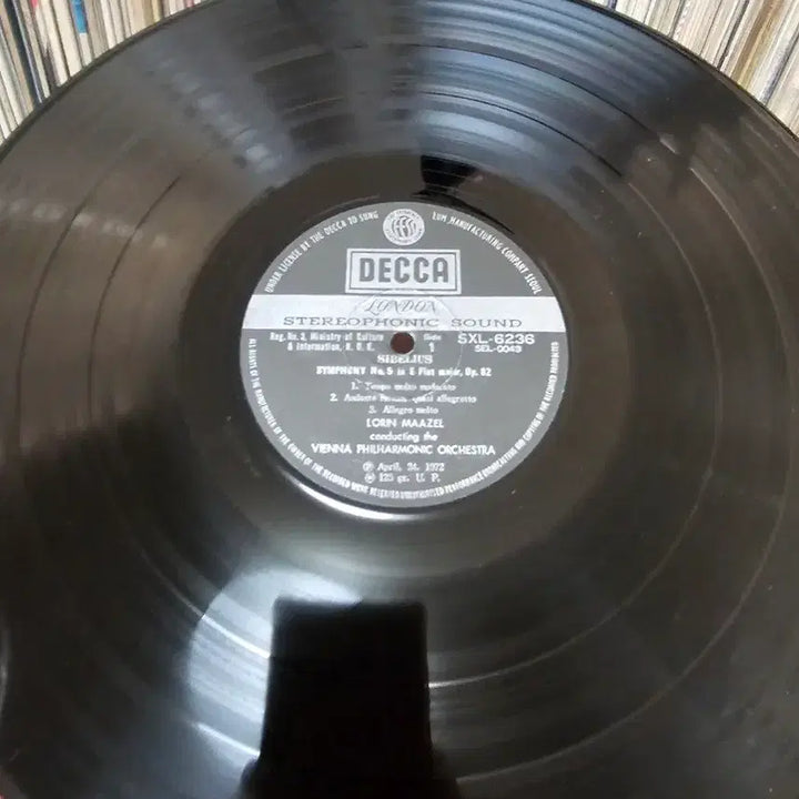 [BUNJANG] Sibelius Symphony No. 5 &amp; No. 7 LP Record / Sibelius Simphony N5 / N7 - LP