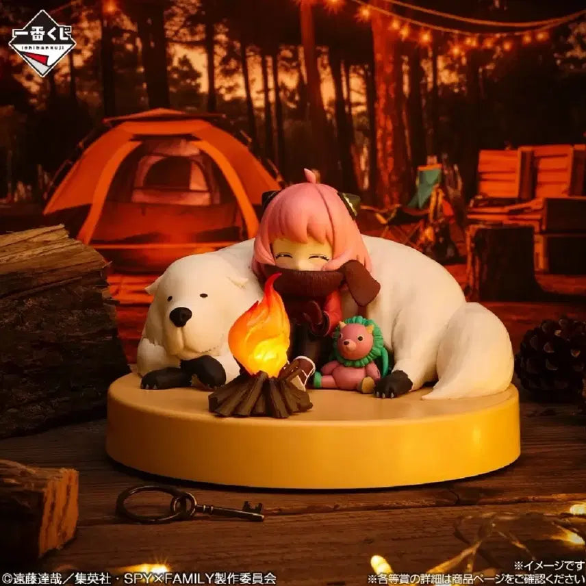 [BUNJANG] Spy × Family Anya Forger Bonfire Figure / 스파패 아냐&amp;본드 모닥불 피규어