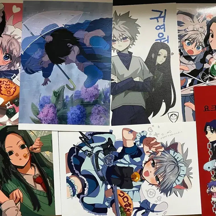 [BUNJANG] Hunter x Hunter Printing Box Postcards Bundle Set / 헌터헌터 프박 프린팅박스 엽서 일괄