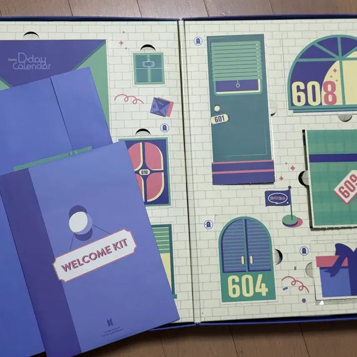 [BUNJANG] BTS 8th Anniversary Festa D-Day Calendar / (택포) 방탄소년단 bts 페스타 8주년 디데이 캘린더 포카