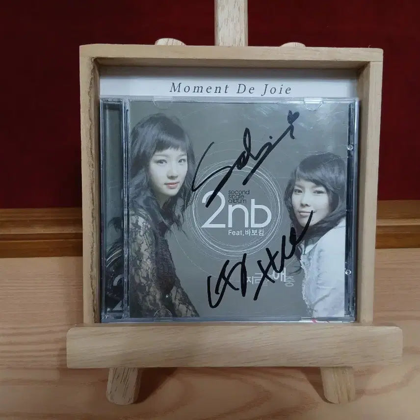 [BUNJANG] 2NB Moment De Joie Signed CD Album / 2NB Moment De Joie CD 친필 사인 앨범