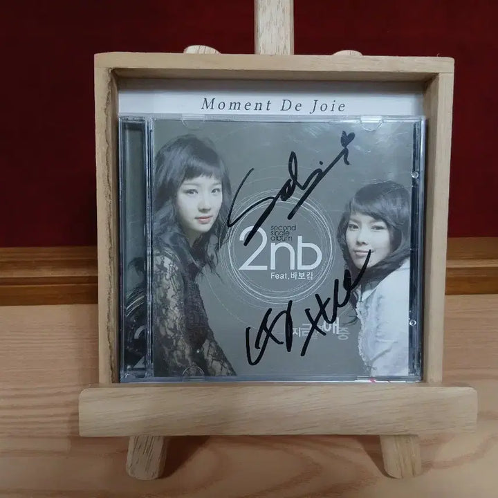 [BUNJANG] 2NB Moment De Joie Signed CD Album / 2NB Moment De Joie CD 친필 사인 앨범