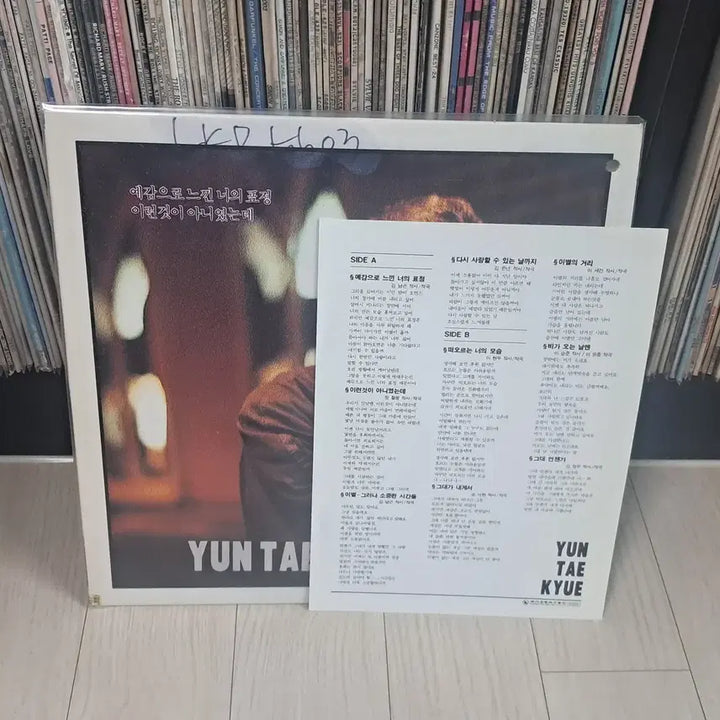 [BUNJANG] Yoon Tae-gyu 1991 "Feel Your Expression" LP / LP..윤태규(1991년)예감으로 느낀 너의표정
