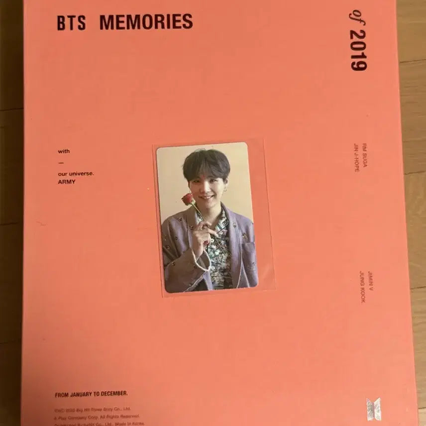 [BUNJANG] BTS Suga 2019 Memories Photocard / (택포) 방탄소년단 bts 2019 메모리즈 포카 포토카드 슈가 민윤기