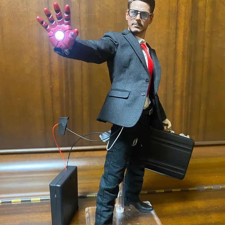 [BUNJANG] Hot Toys Iron Man Mark 50 Unmasked Head Custom with Third-Party Body / 핫토이 아이언맨) 마크 50 언마헤드 타사 바디 커스텀
