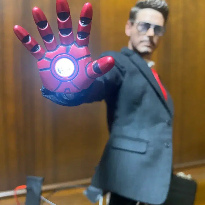 [BUNJANG] Hot Toys Iron Man Mark 50 Unmasked Head Custom with Third-Party Body / 핫토이 아이언맨) 마크 50 언마헤드 타사 바디 커스텀