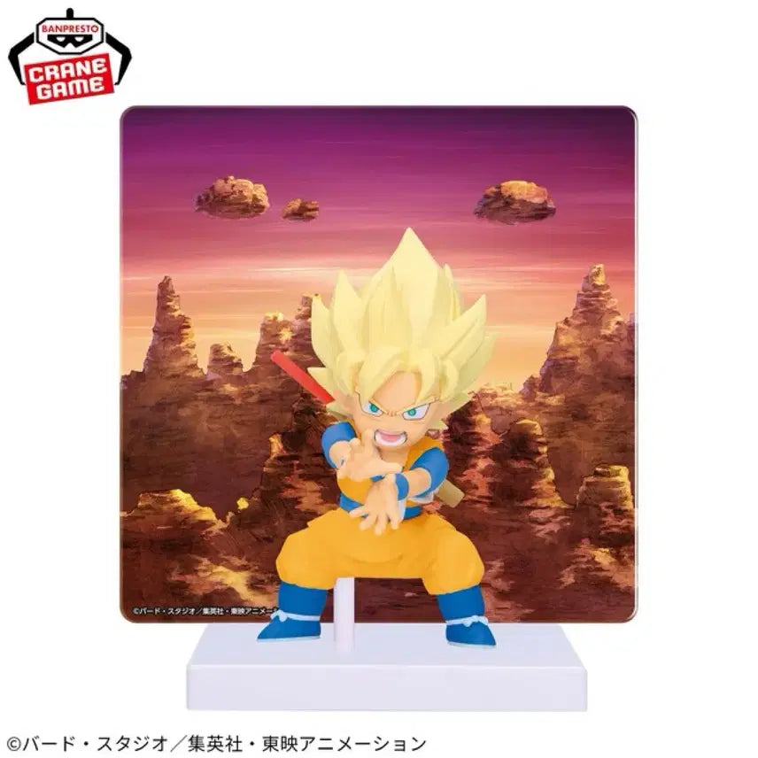 [BUNJANG] Dragon Ball DAIMA Super Saiyan Goku Figure with Panel (Sealed) / 드래곤볼 DAIMA 초사이어인 손오공 판넬 포함 미개봉