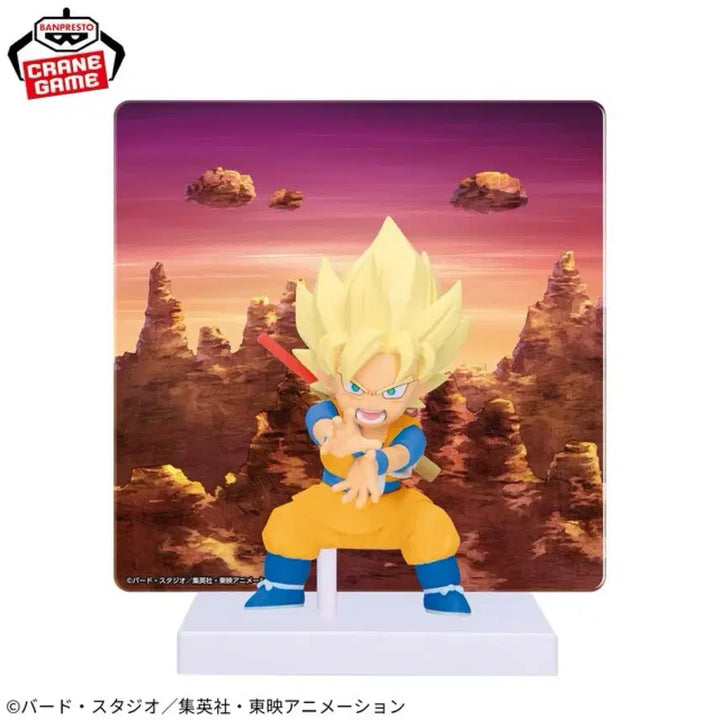[BUNJANG] Dragon Ball DAIMA Super Saiyan Goku Figure with Panel (Sealed) / 드래곤볼 DAIMA 초사이어인 손오공 판넬 포함 미개봉