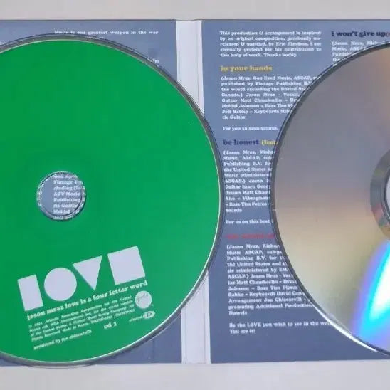 [BUNJANG] Jason Mraz Love 4-Letter Word (Unsealed 2CD) / 제이슨 므라즈 LOVE 4-letter word (개봉 2CD)