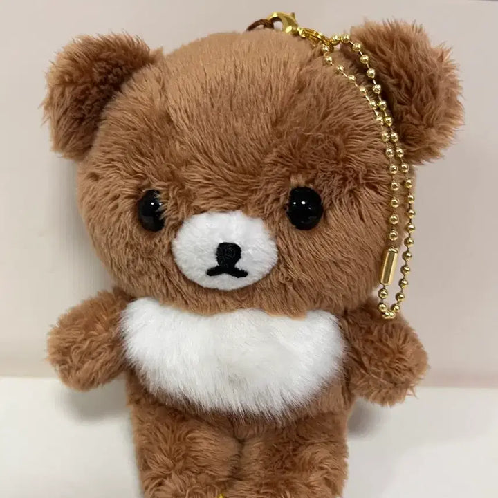 [BUNJANG] Sitting Koguma Plush Keychain / 앉아있는 코구마 인형 키링