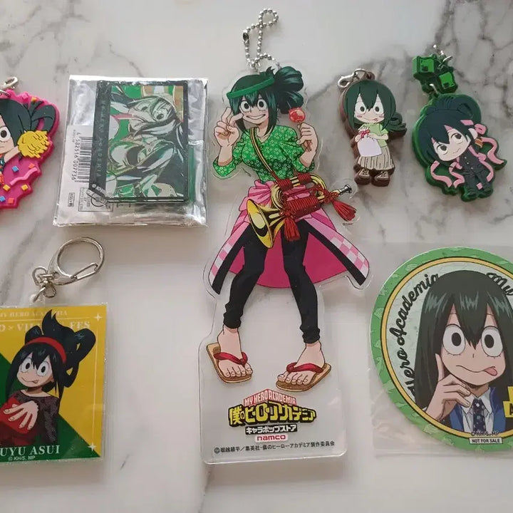 [BUNJANG] My Hero Academia Tsuyu Asui Goods Bundle Set / [일괄]히로아카 아스이츠유 굿즈 양도