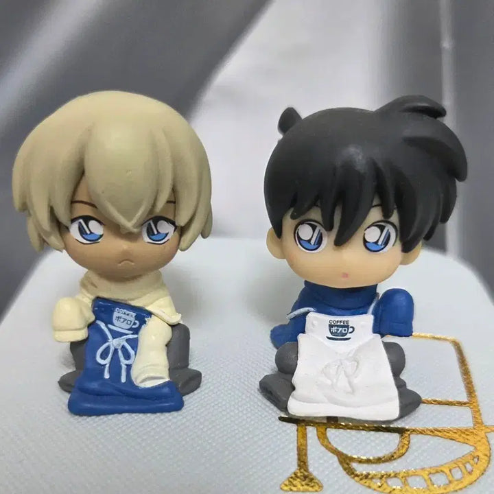 [BUNJANG] Detective Conan Chijimase Poirot Ver. Amuro &amp; Conan Figure Set / 코난 포와로 치지마세 아무로, 코난