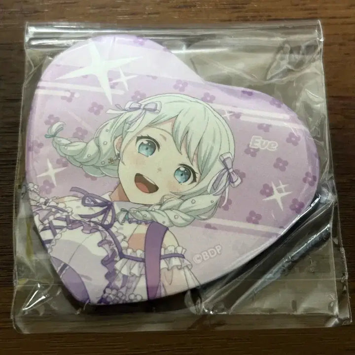[BUNJANG] BanG Dream! Eve Heart Can Badge / 뱅드림 이브 하트 캔뱃지
